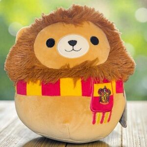 ⭐ Squishmallows x Harry Potter Gryffindor Lion – Brand New w/ Tags 8” Plush-2024
